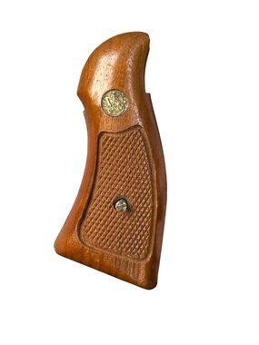 Smith & Wesson K Frame  Factory OEM Walnut Magna Revolver Grips S&W Medallions